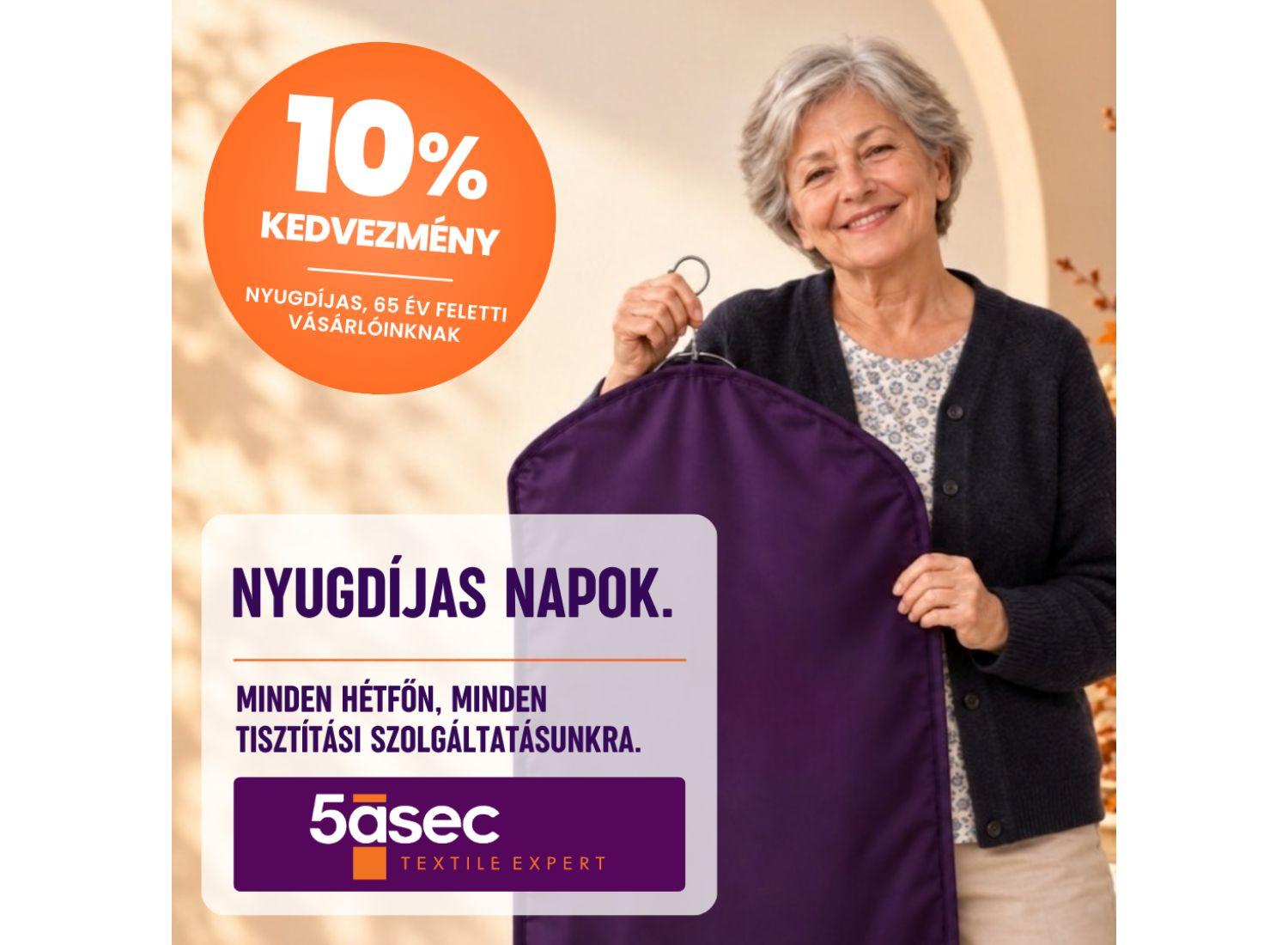 5ásec, 5 á sec, 5asec, savoya park, ruhatisztító