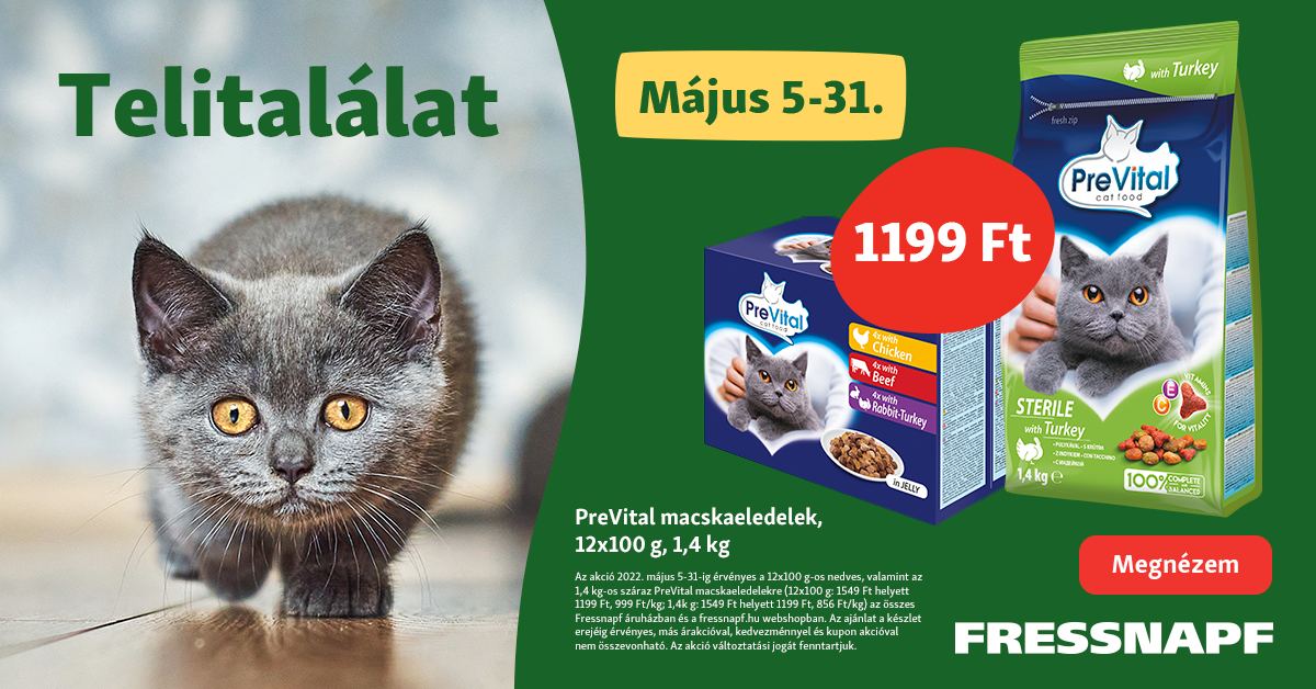 Májusi akciók a Fressnapftól