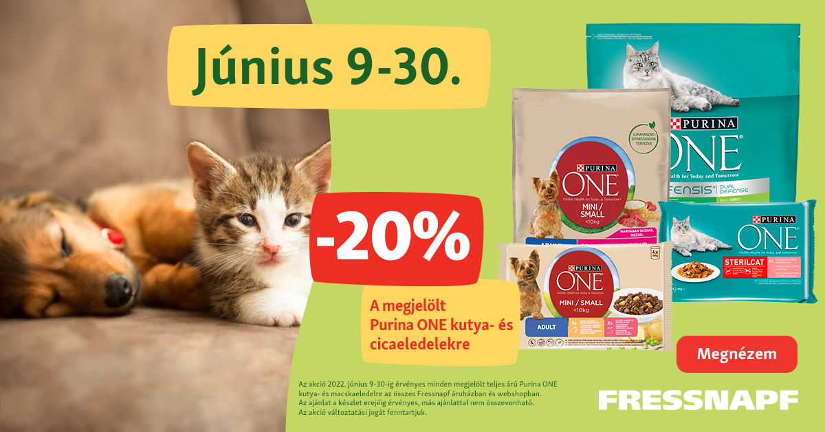 Fressnapf akciós ajánlatok június 30-ig