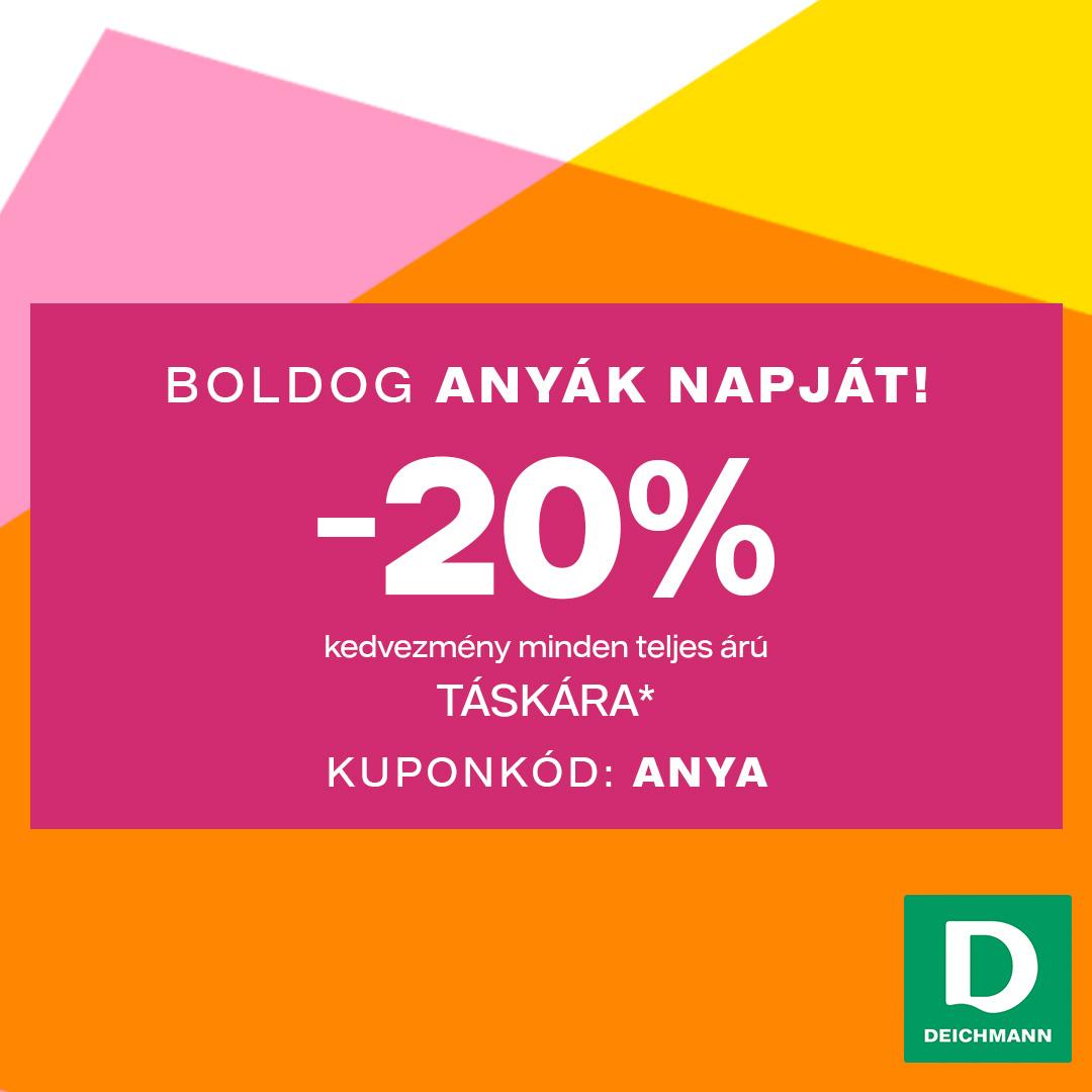 Anyák napi táska akció és szezonközi leárazás a Deichmann-nál
