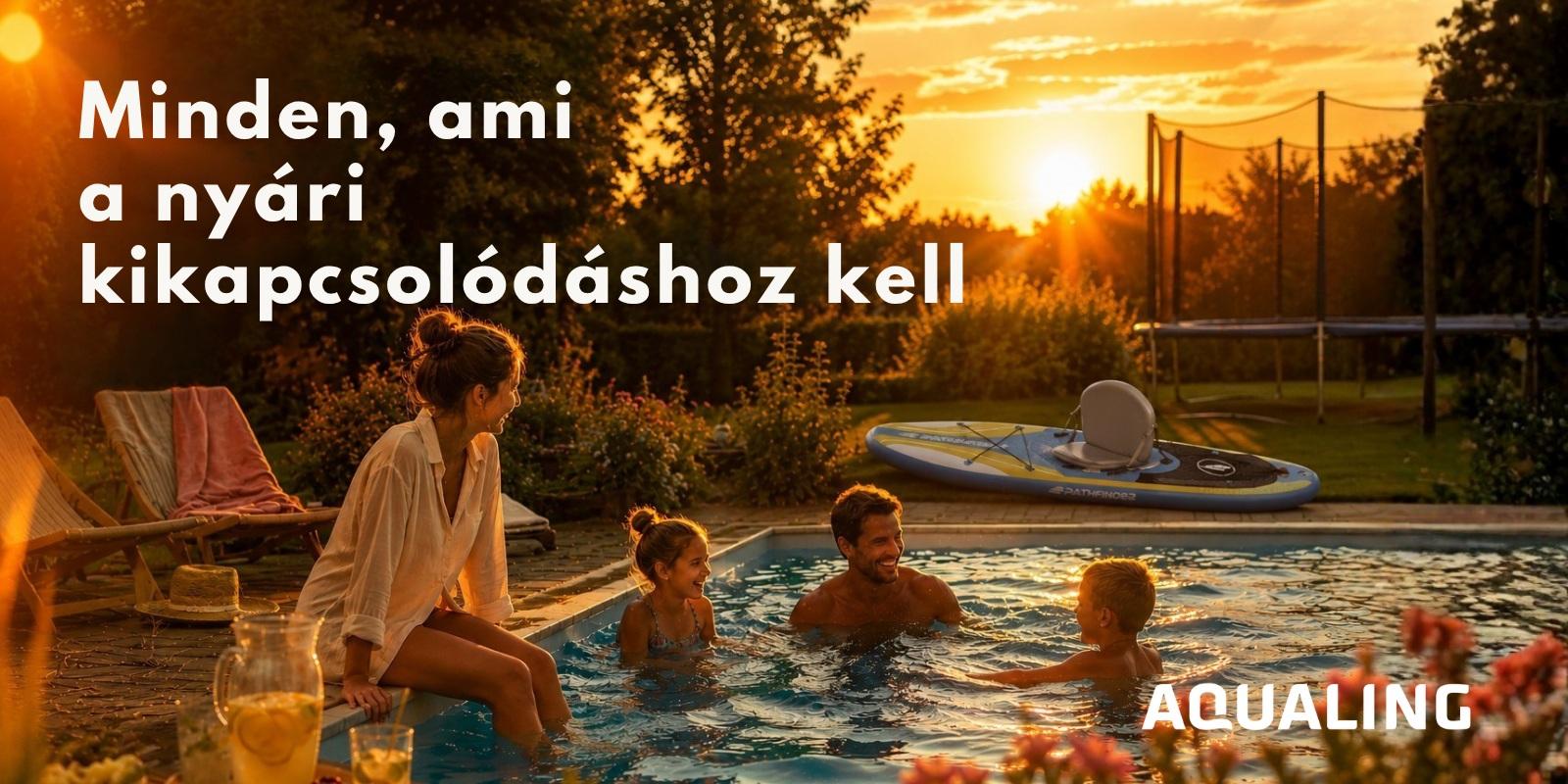 Aqualing - Budapest egyik legnagyobb medencés és szabadidős szaküzlete a Savoya Parkban