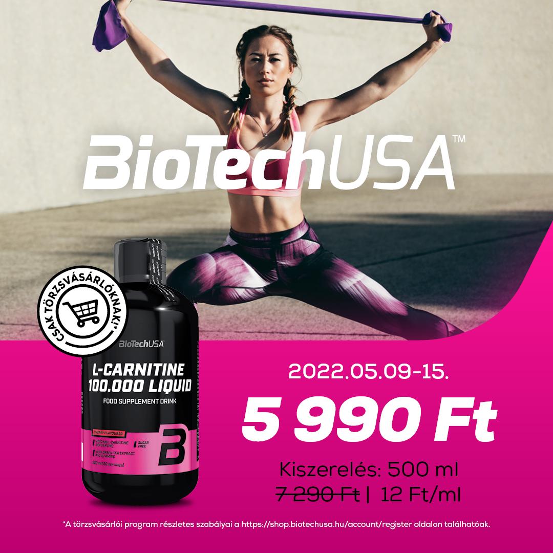 BioTechUSA L-carnitine 100.000 akció