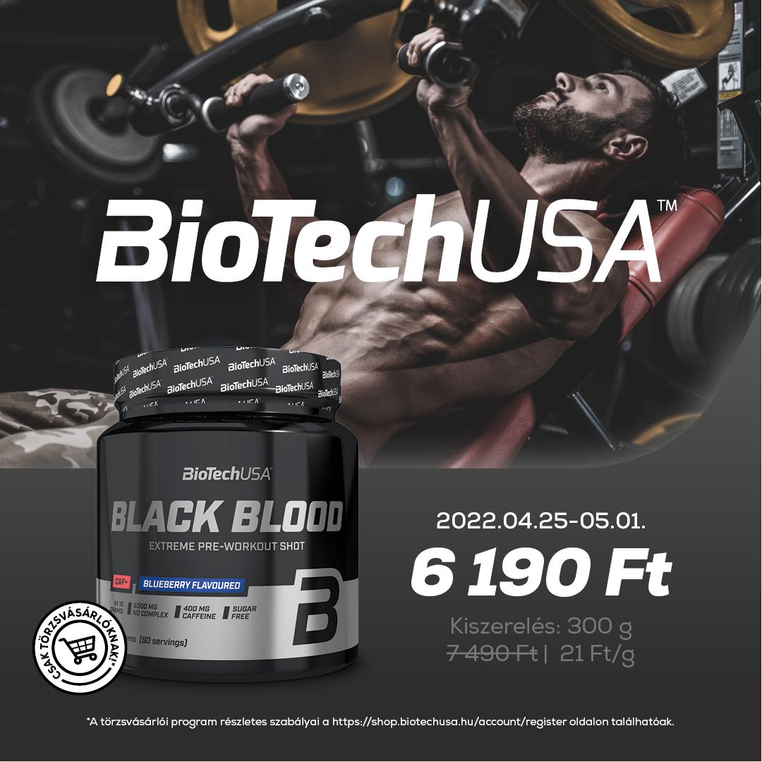BioTechUSA Black Blood edzés előtti formula akció