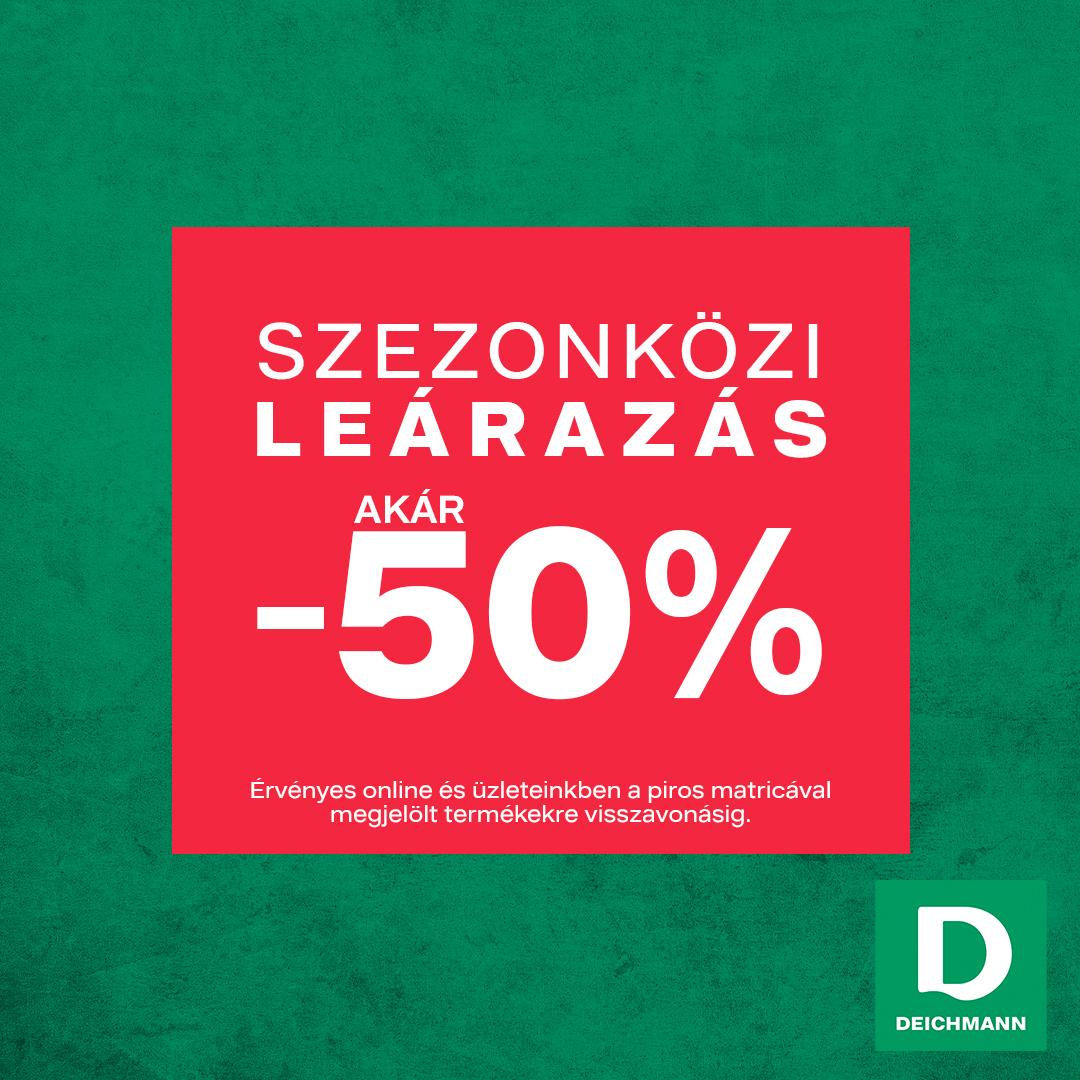 Anyák napi táska akció és szezonközi leárazás a Deichmann-nál