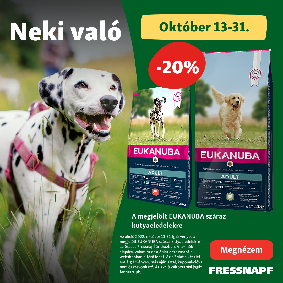 Őszi Fressnapf akciók a Savoya Parkban