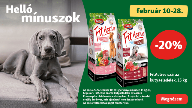 Kutya-és cicaeledel akciók a Fressnapf üzletünkben