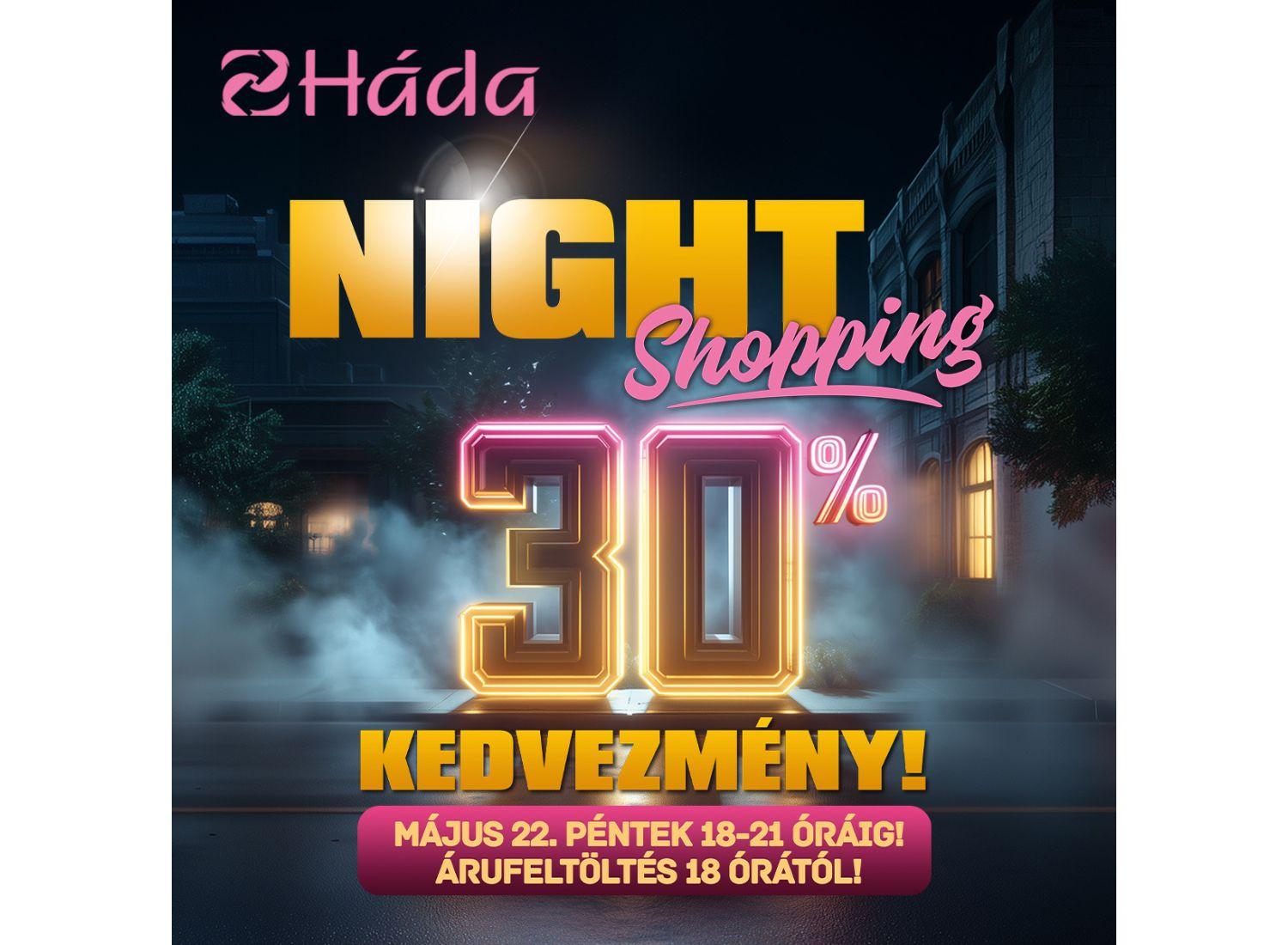 Háda Night Shopping a Savoya Parkban május 22-én