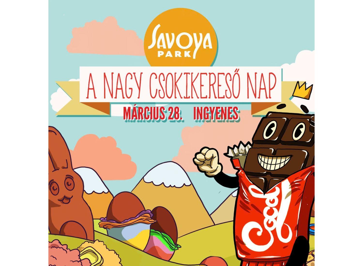 csokikereső, csokikeresés, savoya park